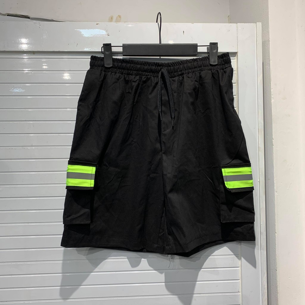 Quần Short kaki Phản Quang túi hộp dành cho nam nữ