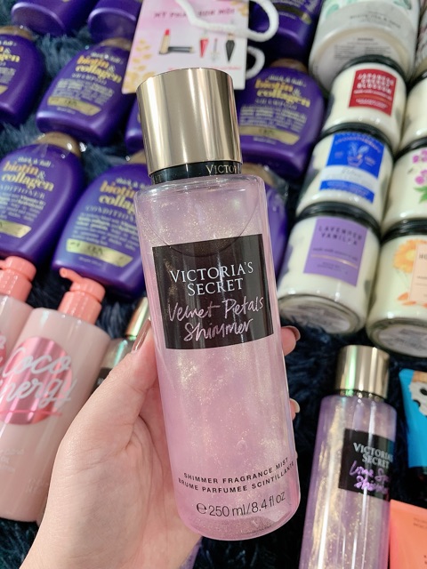 Body Mist có nhũ Victoria's Secret ( đủ bill us )