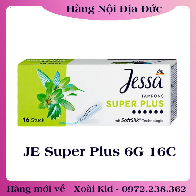 [có che tên] Băng vệ sinh Tampon Jessa Đức đủ size - Date mới đủ Bill