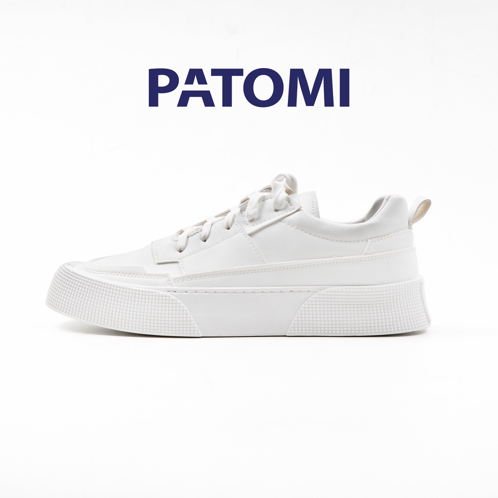 Giày thể thao nam cao cấp chính hãng PATOMI, giày sneaker nam cổ thấp phong cách Ulzzang-G566