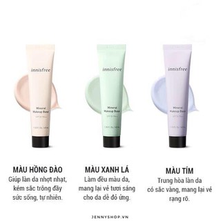 Kem lót Innisfree Mineral Make Up Base SPF 30 ++
