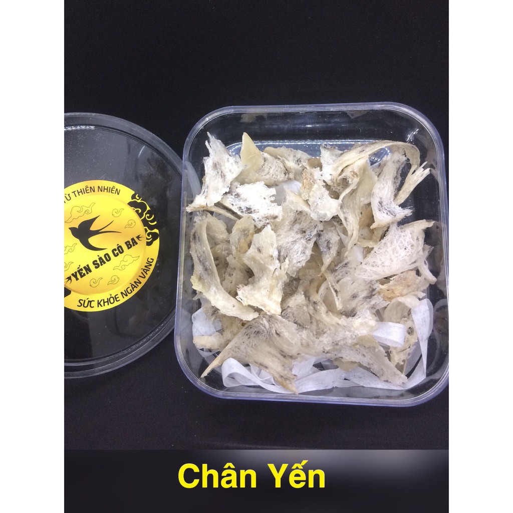 Chân Yến Thô Rút Lông Tuyển Ít Lông 100 - 50 gr + ( Táo Đỏ - Đường Phèn )