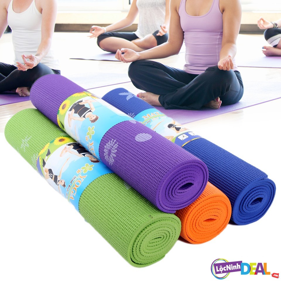 Thảm tập yoga - không túi đeo dày 0,3cm