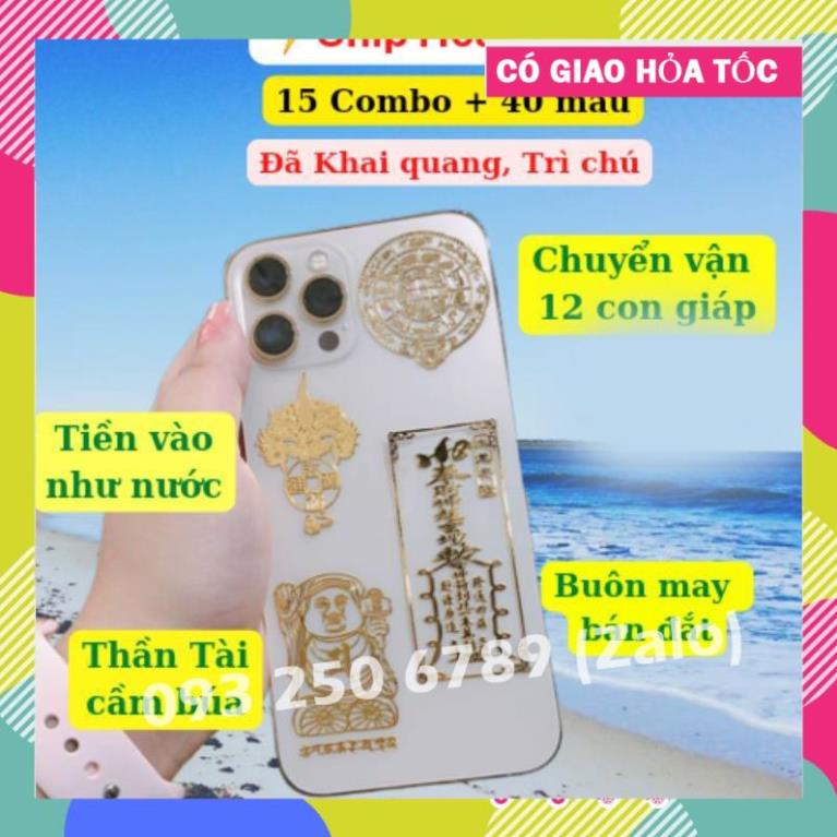 Miếng dán điện thoại Linh Phù Tài Lộc