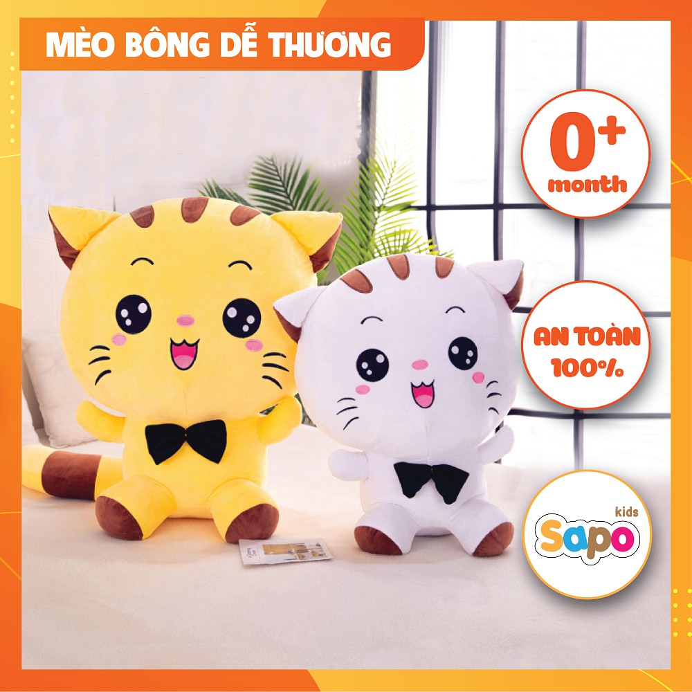 Mèo Bông Dễ Thương, Thú Nhồi Bông Cho Bé