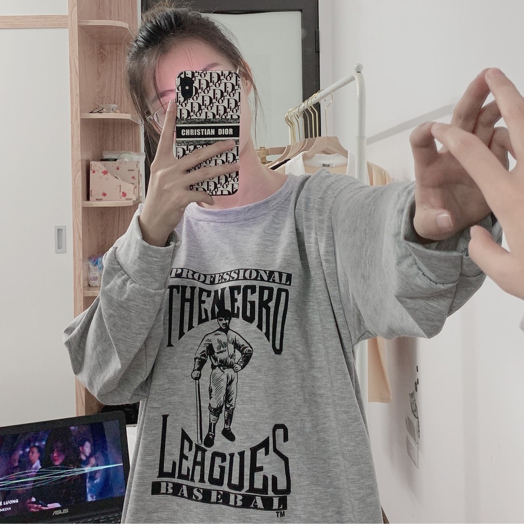 Áo nỉ sweater nữ Shynstores - áo thun dài tay cổ tròn vải da cá dày đẹp freeship