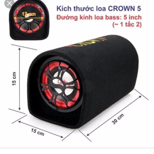 LOA CROWN ĐỜI MỚI NGHE LÀ PHÊ 235K