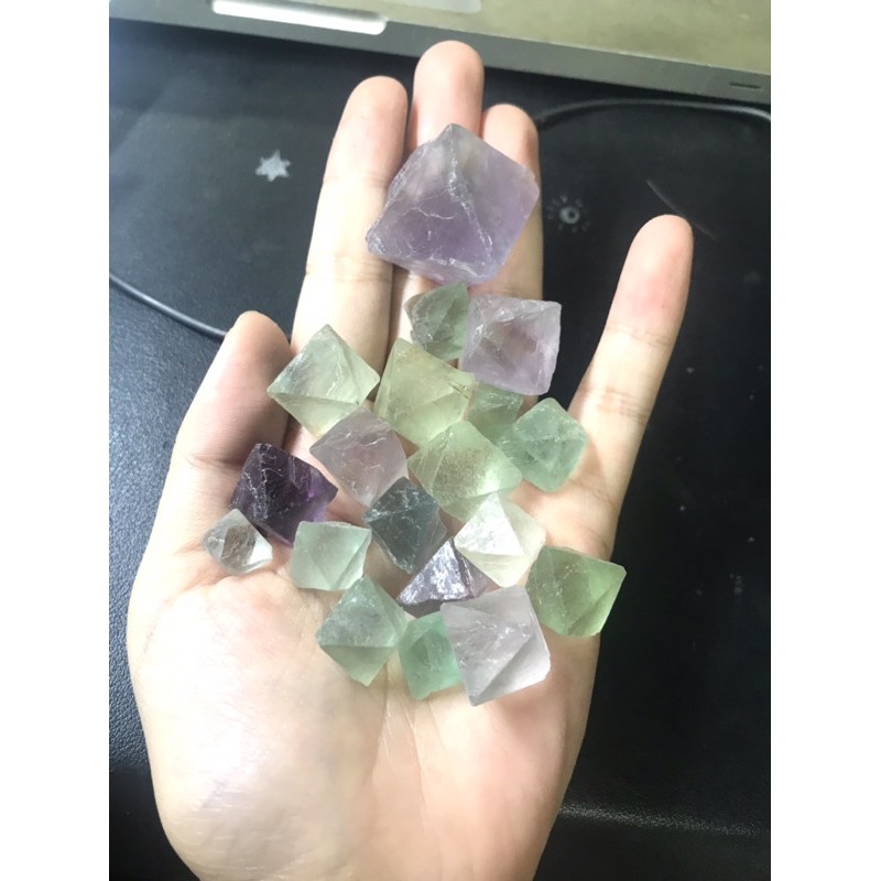 Tinh thể đá thanh tẩy hình thoi Fluorite