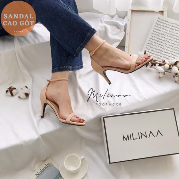 CAO GÓT GÓT NHỌN BÍT GÓT QUAI NGANG MÃNH BẢY PHÂN Giày dép xinh Mys-CG-0130