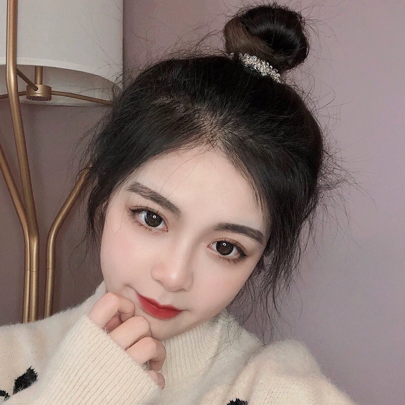 ( Mới về) Cột tóc/Vòng tay đính chuỗi hạt lấp lánh (KHÔNG CÓ MÓC KHÓA) phong cách Hàn Quốc Tatitava