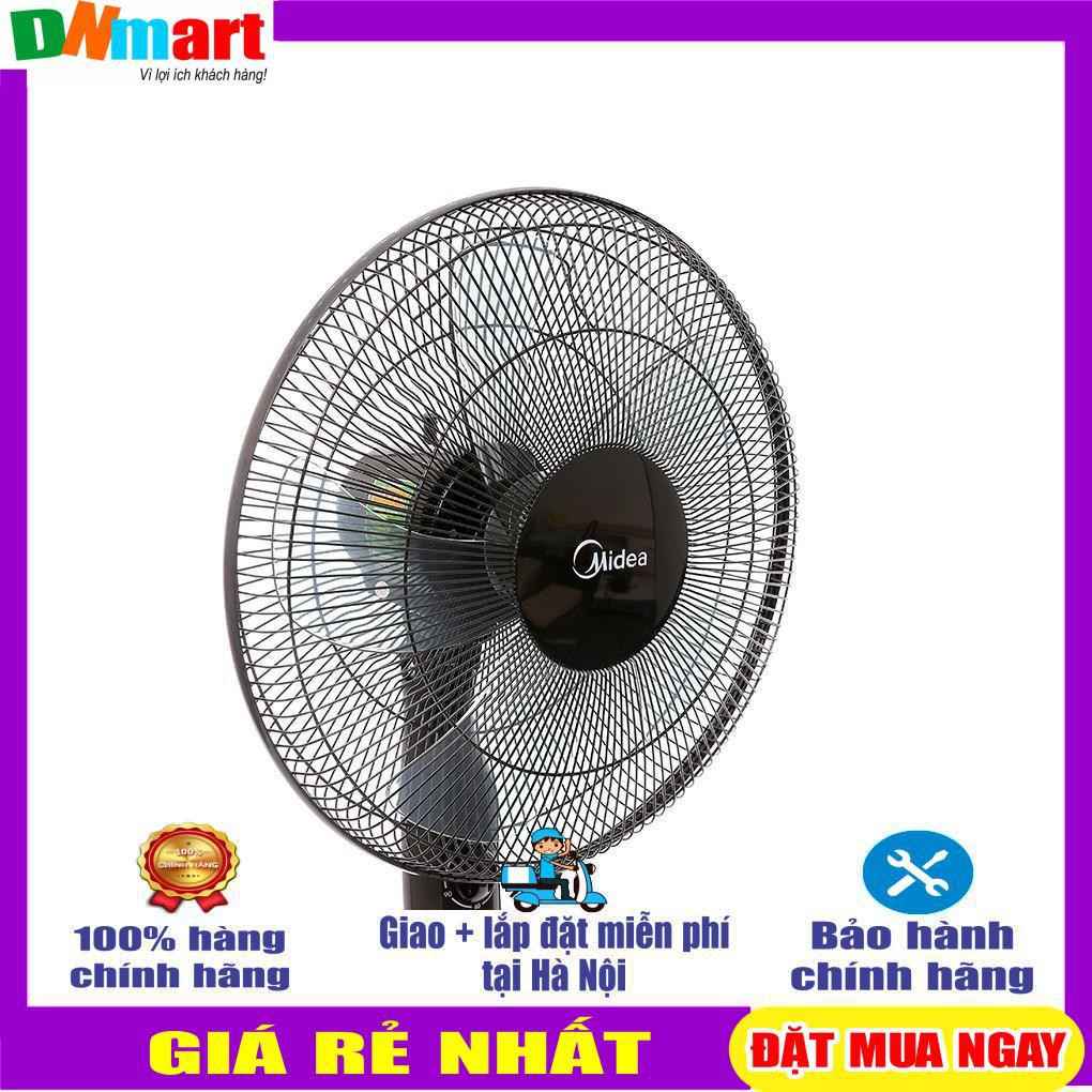 Quạt cây Midea FS40-15Q, điều khiển nút nhấn, cánh 40cm. hàng chính hãng