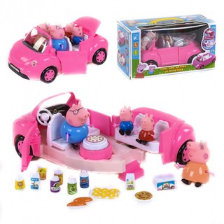 Xe Dã Ngoại Heo Peppa Pig YM11-803: Có đèn, nhạc