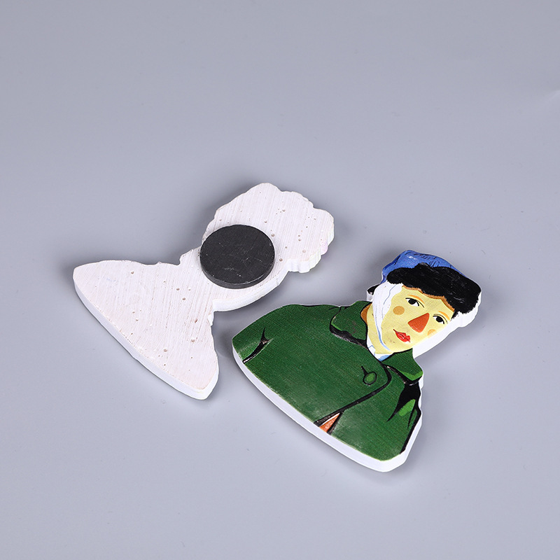 Nam Châm Dán Tủ Lạnh Họa Tiết Hoạt Hình Đáng Yêu Bằng Nhựa Resin