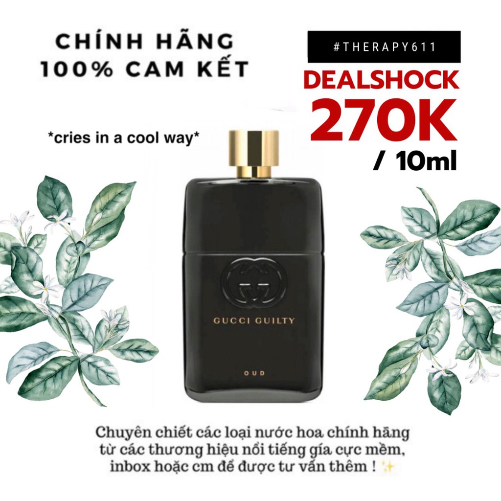 [𝗦𝗔𝗟𝗘]..::✨Mẫu Thử Nước hoa Nam Guilty Oud EDP 5ml/10ml/20ml | BigBuy360 - bigbuy360.vn