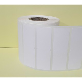 Giấy in cuộn 2 tem 35mmx22mm, in nhiệt trực tiếp