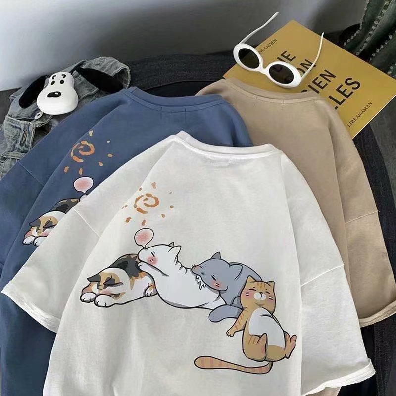 Áo thun nữ tay lỡ,áo phông rộng unisex
