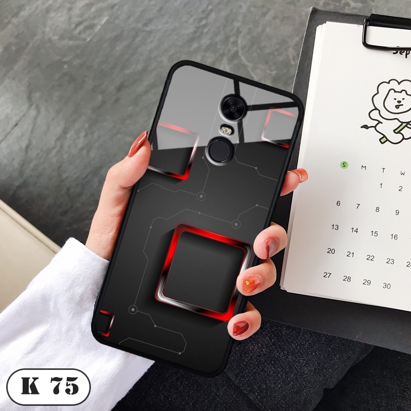 Ốp lưng Xiaomi Redmi 5 Plus - Lưng kính 3D