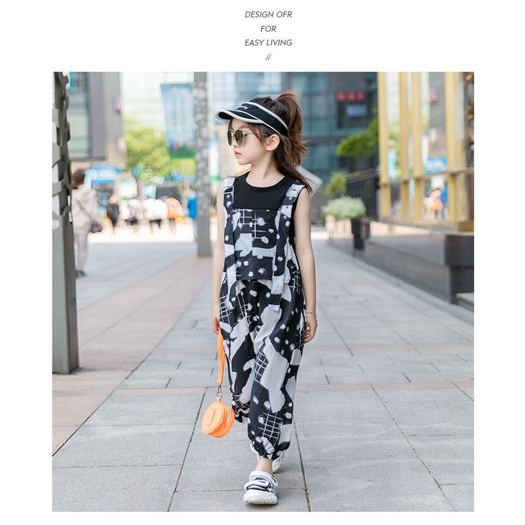 Set Áo Thun Sát Nách + Quần Short Năng Động Thời Trang Cho Bé Gái Từ 2-10 Tuổi