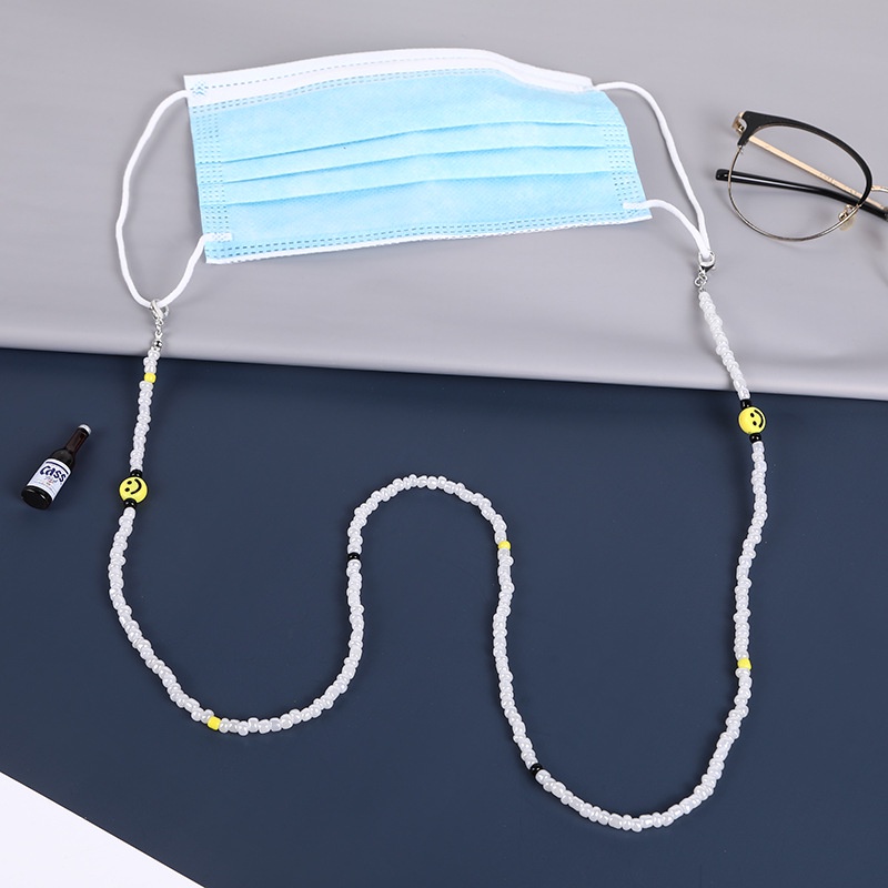(0655) Dây Đeo Khẩu Trang Hạt Nhựa  Sắc Màu