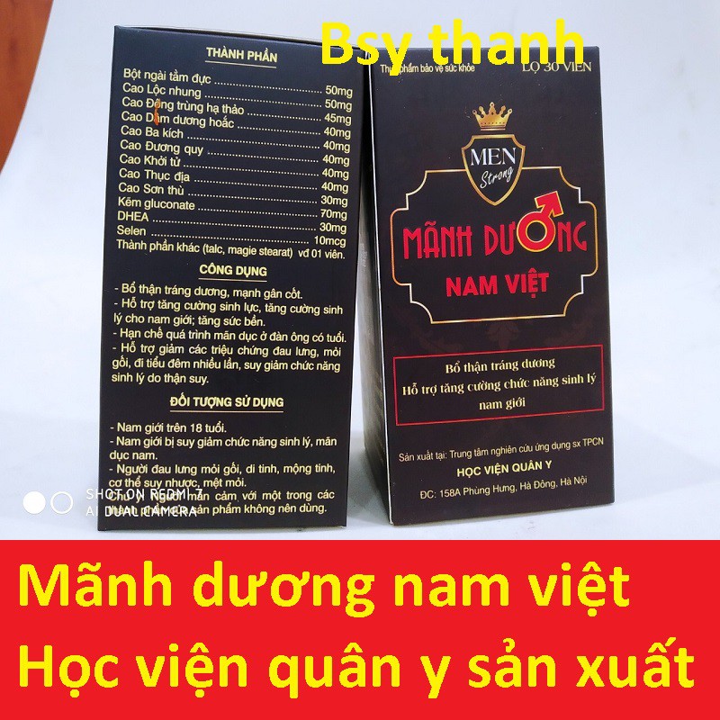 Bộ đôi tinh hàu biển OB + Mãnh dương nam việt, học viện quân y