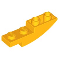 Gạch Lego chính hãng dốc cong 4 x 1 đảo ngược / Lego Part 13547: Slope, Curved 4 x 1 Inverted