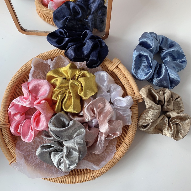 Dây buộc tóc scrunchies lụa xinh xắn SP0062