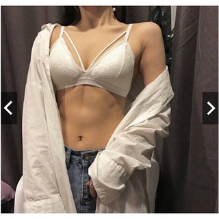 Siêu hot- bra quây đệm ren dây chéo sexy mã 6635