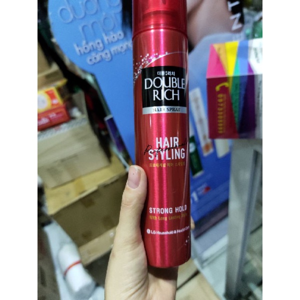 Keo Xịt Tóc Double Rich 150ml - 170ml  tạo nếp tóc tạo kiểu ốn-giữ nếp lâu