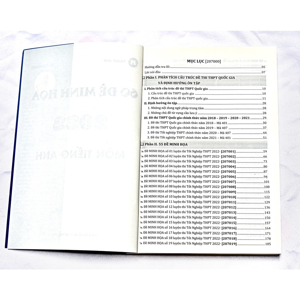 Bộ đề minh họa 2023 cô Trang Anh Sách ID Bộ 60 Đề thi trắc nghiệm môn Tiếng Anh