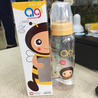 BÌNH SỮA AGI CÓ VAN CHỐNG SẶC 60ML-120ML-240ML