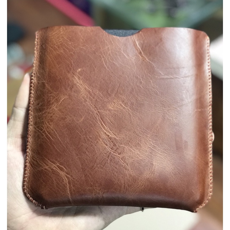 Bao Da Kindle Oasis 1 Da thật, handmade