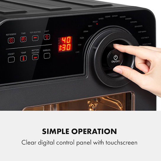 Nồi chiên không dầu KLARSTEIN 14L điều khiển cơ - 14 chức năng