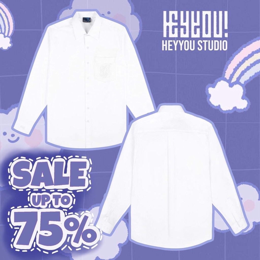 Áo sơ mi HEYYOU BACK TO SCHOOL SHIRT ( LONG ) | BigBuy360 - bigbuy360.vn