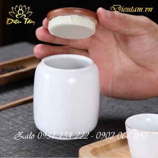 Hộp đựng trà bằng gốm lịch sự, tiện lợi