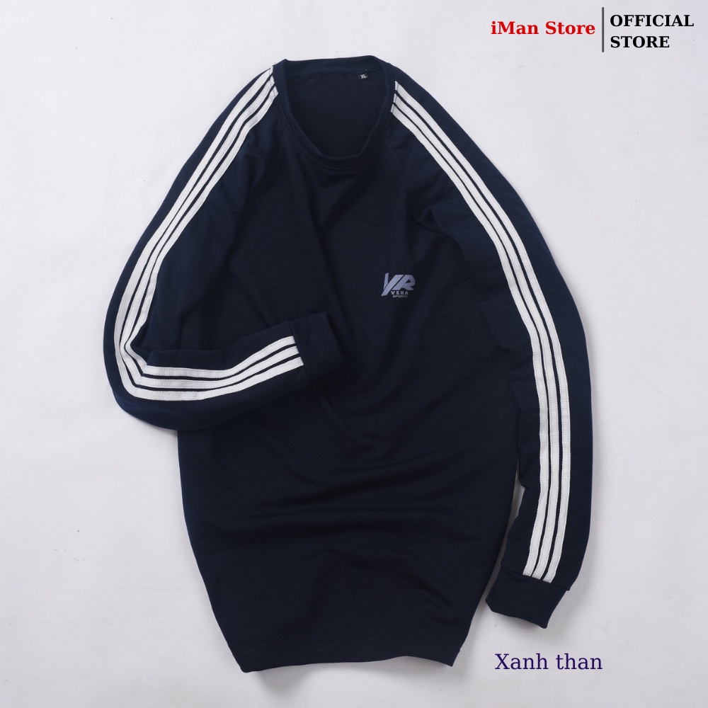 Áo Nỉ Nam Dài Tay Cổ Tròn - Quần Nỉ Nam Thu Đông Chất Vải Cao Cấp Mền Mịn iMan Store | BigBuy360 - bigbuy360.vn