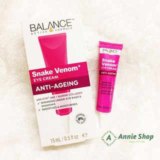 Kem Mắt Nọc Rắn Balance Active Formula Snake Venom Eye Cream