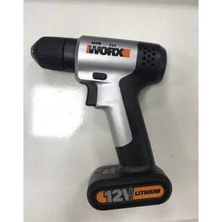 Chính hãng - Máy khoan vặn vít dùng pin Li-ion 12V - 15Nm Worx Orange WX104.2 / WU104