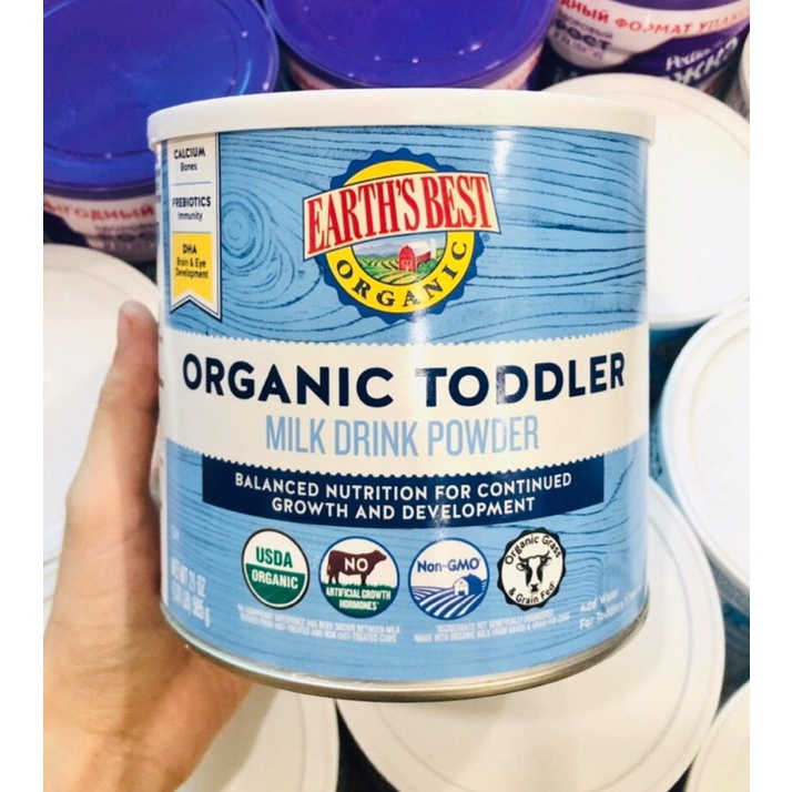 Sữa Earth’s Best Toddler Organic mẫu mới nhất date 2023(sẵn hàng)