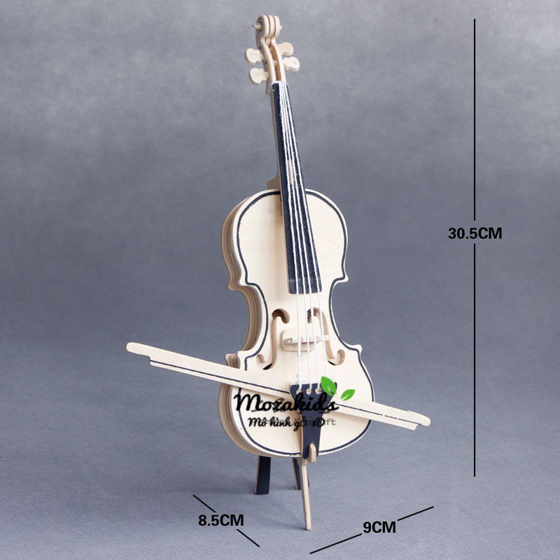 Đồ chơi lắp ráp gỗ 3D Mô hình Violin