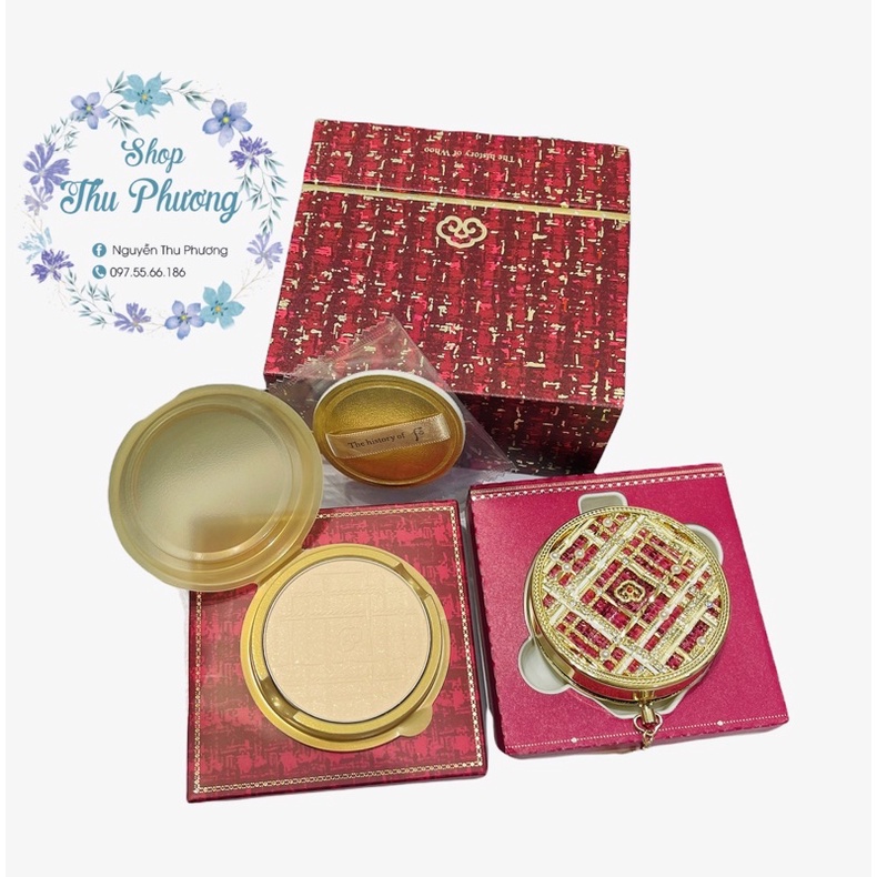 set phấn phủ whoo bản limited 12/2021 ( 1 hộp chính + lõi sơ cua)