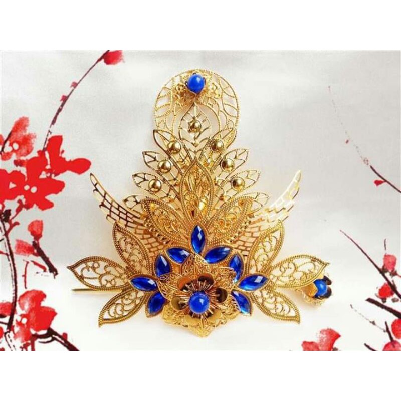 [SẴN HÌNH THẬT] Kim quan cổ trang không tua