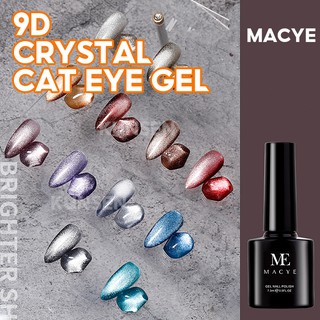 9D Crystal Cat Eye Gel Nail Art Star Keo Thiên Thạch Keo Wide Cat Eye Nail Polish Keo