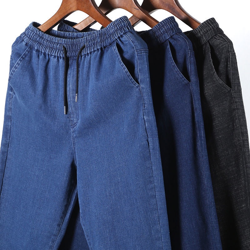 Quần jeans lưng thun thời trang trẻ trung cho nam