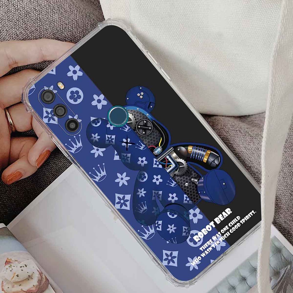 Ốp Vsmart Active 3 bear brick, gấu đáng yêu, dễ thương