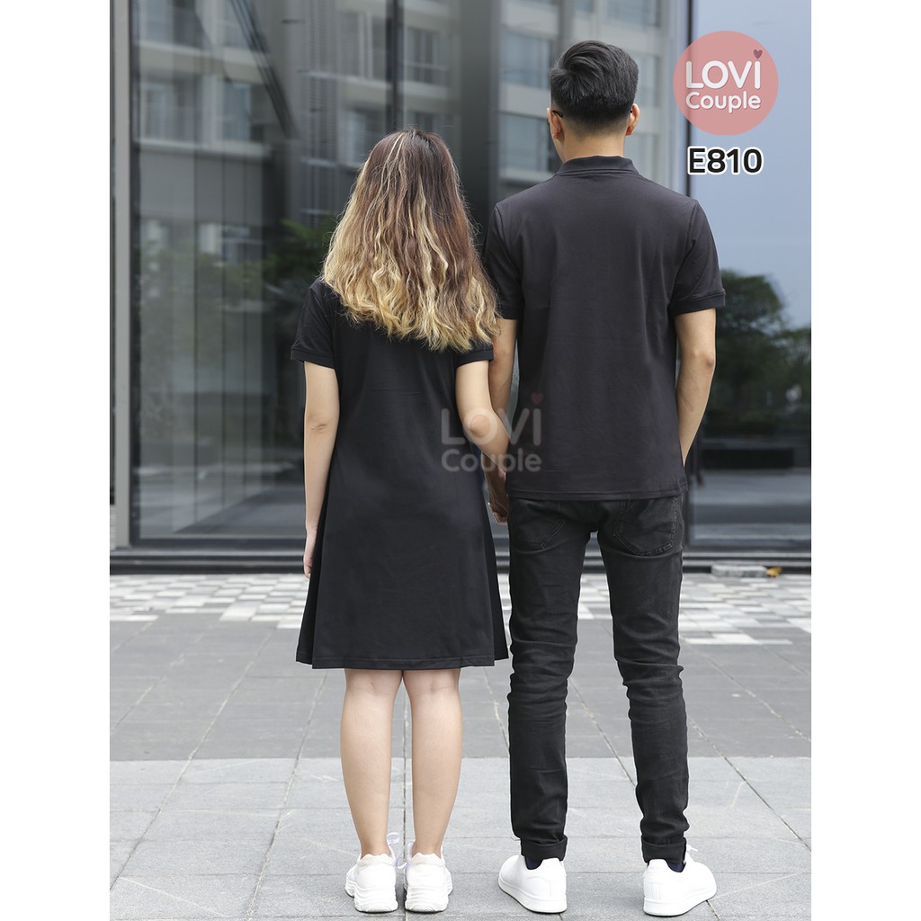 Đồ Đôi - ÁO ĐÔI - Áo váy thun đôi đẹp E810 - LoviCouple - Có FeedBack