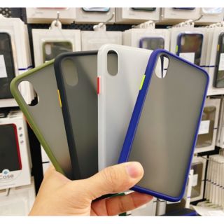 Ốp lưng Iphone X và Xsmax lưng nhám chống vân tay chống sốc Benks