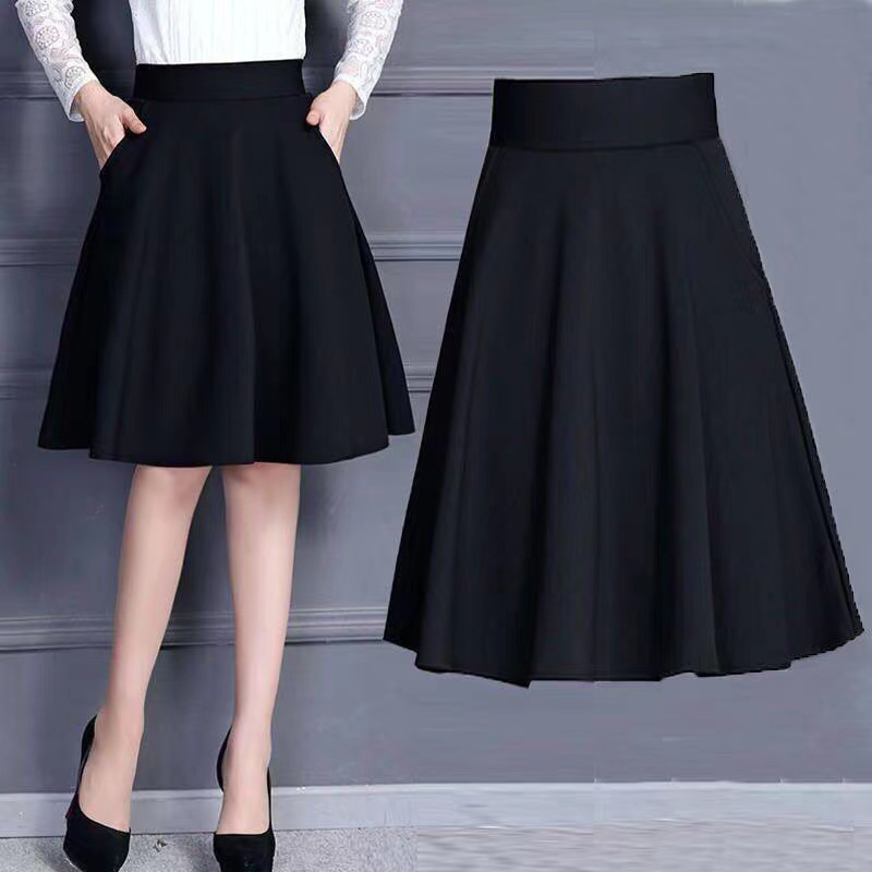 Quần short/Váy chữ A/ Chân Váy Chữ A / Dài Vừa / Có Túi / Hai Mặt / Không Mờ Nhẹ Cho Nữ