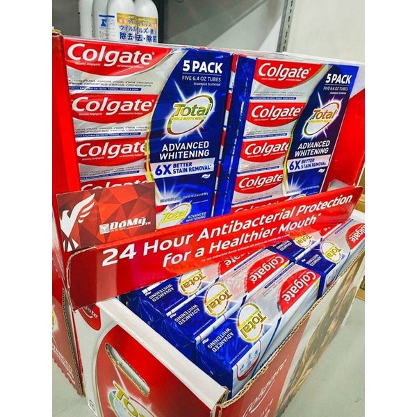 Nguyên Set 5 Cây 𝐊𝐞𝐦 đ𝐚́𝐧𝐡 𝐫𝐚̆𝐧𝐠 𝐂𝐨𝐥𝐠𝐚𝐭𝐞 𝐓𝐨𝐭𝐚𝐥 𝐀𝐝𝐯𝐚𝐧𝐜𝐞𝐝 𝐖𝐡𝐢𝐭𝐞𝐧𝐢𝐧𝐠 𝟏𝟖𝟏 𝐠𝐫 𝐜𝐮̉𝐚 𝐌𝐲̃ 🇺🇸💯