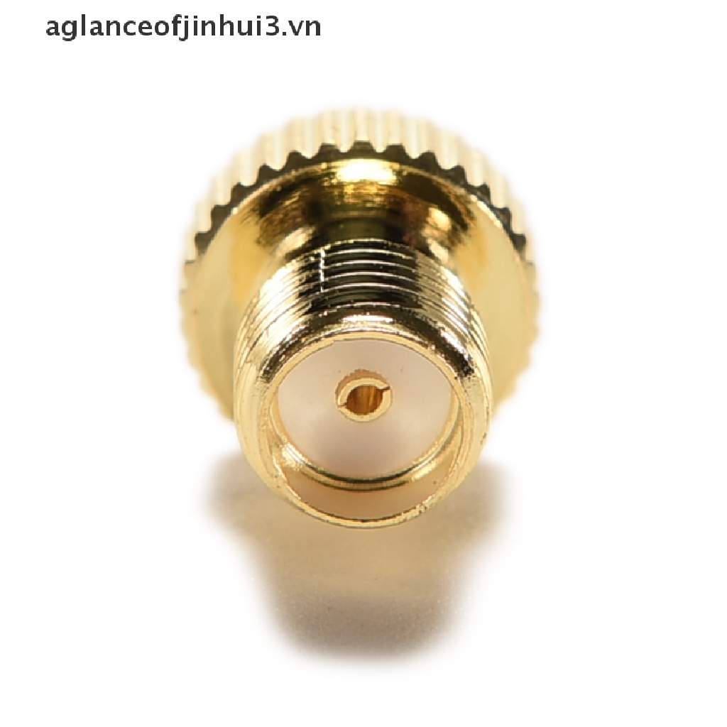 1 Giắc Cắm Chuyển Đổi AFHVN * * TS9 Đầu Cắm Sang Cổng SMA Cái RF Màu Vàng
