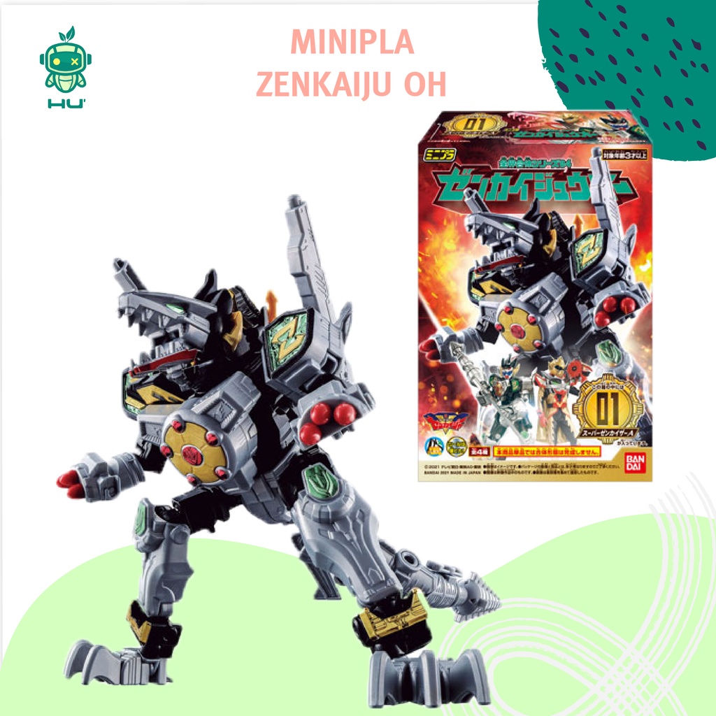 Bộ đồ chơi lắp ráp Minipla - Robot Sentai Zenkaiger Zenkaiju Oh
